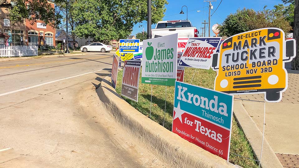 political yard sign effectiveness, what is the standard size for political yard sings, political yard sign size, yard sign size standard, campaign yard sign size, standard size for yard signs, campaign lawn signs, dimensions of a yard sign, political yard signs effectiveness